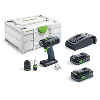 Festool Akumulátorový vrtací šroubovák T 18+3 HPC 4,0 I-Plus