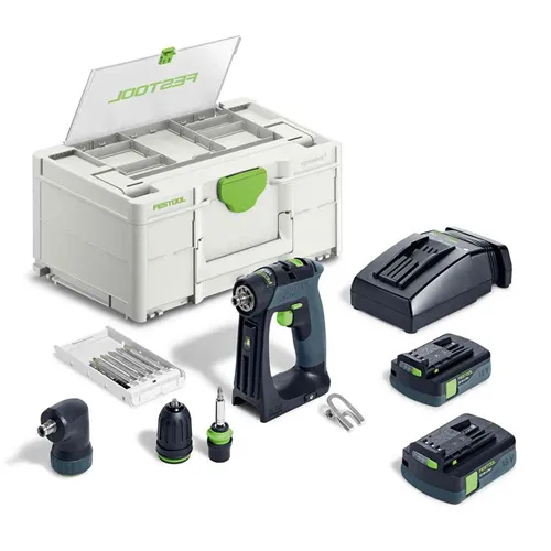 Festool Akumulátorový vrtací šroubovák CXS 18 C 3,0-Set