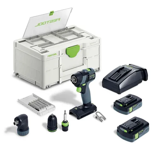 Festool Akumulátorový vrtací šroubovák TXS 18 C 3,0-Set