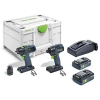 Festool Šroubovací a vrtací sada TID 18 HPC 4,0 I-Set T18