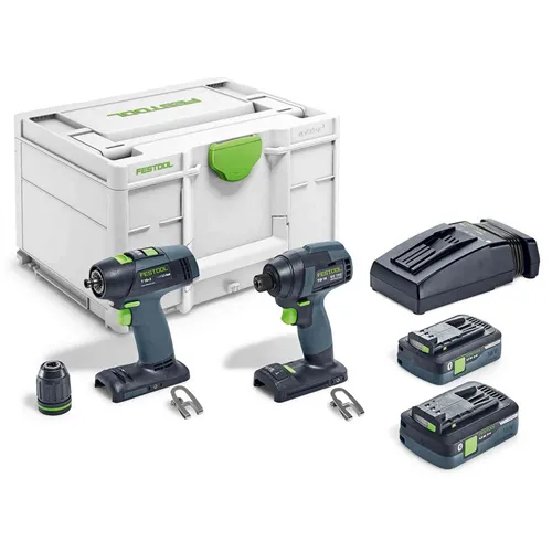 Festool Šroubovací a vrtací sada TID 18 HPC 4,0 I-Set T18