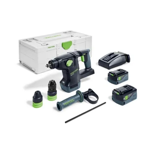 Festool Akumulátorové kombinované kladivo KHC 18 5,0 EBI-Plus