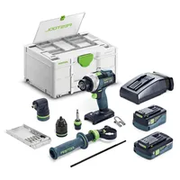 Festool Akumulátorový vrtací šroubovák TDC 18/4 5,0/4,0 I-Set QUADRIVE