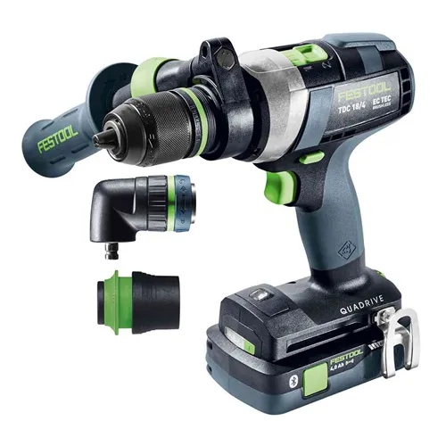 Festool Akumulátorový vrtací šroubovák TDC 18/4 5,0/4,0 I-Set QUADRIVE