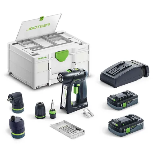 Festool Akumulátorový vrtací šroubovák C 18 HPC 4,0 I-Set