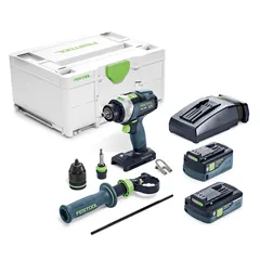 Festool Akumulátorový příklepový vrtací šroubovák TPC 18/4 5,0/4,0 I-Plus QUADRIVE