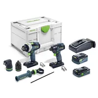 Festool Šroubovací a vrtací sada TID 18 5,0/4,0-Set TPC 18/4