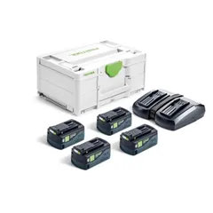 Festool Napájecí sada SYS 18V 4xHP5,0/TCL6DUO