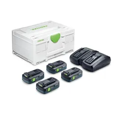 Festool Napájecí sada SYS 18V 4xTBX4/TCL6DUO