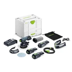 Festool Akumulátorová excentrická bruska ETSC 125 3,0 I-Set