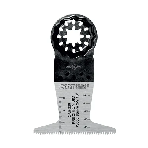 CMT Starlock Segmentový pilový list BIM s japonským ostřím, dlouhá životnost, na dřevo - 65 mm, 5ks