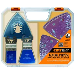 CMT Sada příslušenství k oscilační multifunkčnímu nářadí - 33 ks