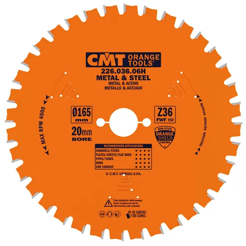 CMT Industrial Pilový kotouč na železo - D160x2,0 d20 Z30 HW