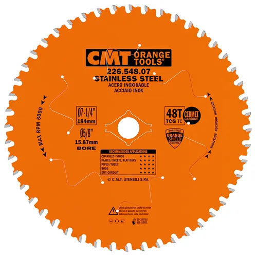 CMT XTreme Pilový kotouč na nerez ocel - D184x2,0 d15,8 Z48 HW