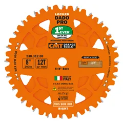 CMT Sada drážkovacích kotoučů DADO PRO - D203x6,2-20 d15,87 Z12 HW