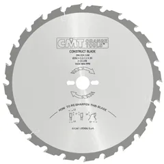 CMT Industrial Pilový kotouč na stavební řezivo - D400x3,2 d30 Z28 HW