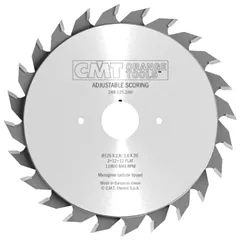 CMT Předřezový kotouč dvoudílný - D120x2,8-3,6 d20 Z12+12 HW