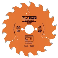 CMT Orange Pilový kotouč pro elektronářadí univerzální - D120x1,8 d20 Z18 HW Industrial