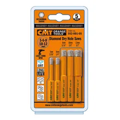 CMT FASTX4 Sada diamantových vrtáků 5ks D5-6-8-10-12