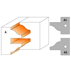 CMT Nůž pro C694015 - pár žiletek A1 25x29,8x2mm