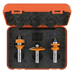 CMT Sada fréz dvířková - 3ks sada S=8 HW