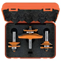 CMT Sada fréz dvířková - 3ks profil D S=12 HW