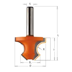 CMT C954 Fréza na příruby s 45° zkosením - R8 D36x25 L60 S=8 HW