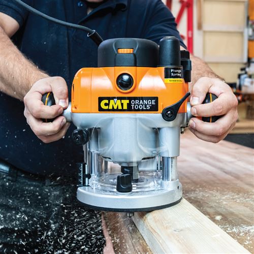 CMT 7E Horní frézka 2400 W, kleština 8 a 12mm