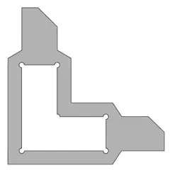 CMT Rám pro ornamenty pro rohové vzory