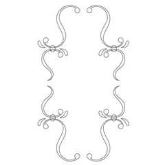 CMT Šablona na ornamenty na kuchyňská dvířka KASKADA 365x210mm