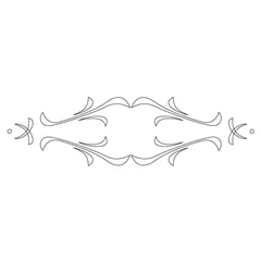 CMT Šablona na ornamenty na zásuvky KASKADA 250x65mm