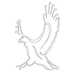 CMT Šablona na ornamenty na dvířka OREL 178x298mm