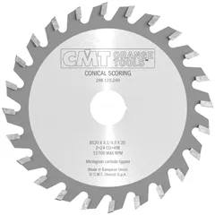 CMT Předřezový kotouč kónický - D80x3,1-4,0 d20 Z20 HW