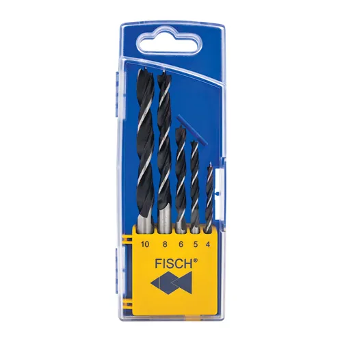 FISCH Sada vrtáků do dřeva 5 ks - D4-5-6-8-10