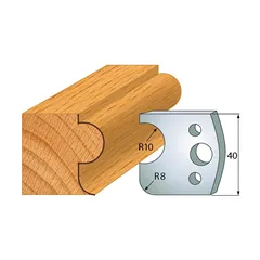 IGM profil 004 - pár nožů 40x4mm SP