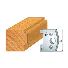 IGM profil 032 - pár nožů 40x4mm SP