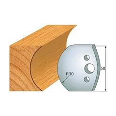 IGM profil 544 - pár nožů 50x4mm SP