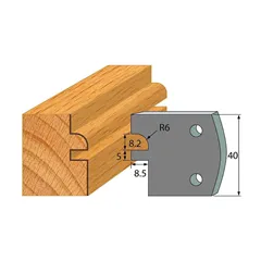 IGM profil 134 - pár omezovačů 40x4mm SP