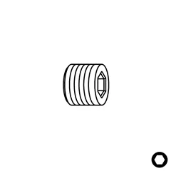 Šroub STEI Flat - M4x4, sada 5ks IGM