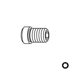 Šroub TCEI Guide - M5x6x9 D6 IGM
