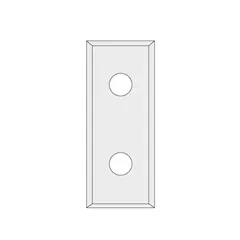 IGM N012 Žiletka tvrdokovová Z4 - 29,5x9x1,5 UNI