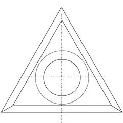 IGM N021 Žiletka tvrdokovová - 22x19x2 Dřevo+