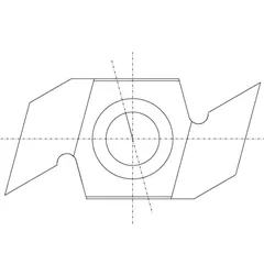 IGM N033 Žiletka tvrdokovová - 34x16x4 Dřevo+