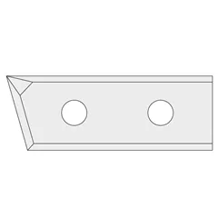 IGM Žiletka tvrdokovová Z2 zkosená 35° - 49,6x12x1,5 UNI