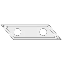 IGM Žiletka tvrdokovová Z2 zkosená 35° - 58x12x1,5 UNI