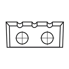 IGM Žiletka - 22,8x7x1,5 tři drážky