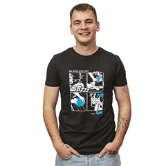 IGM Tričko Comics Bowl, černá - vel. S