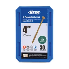 Kreg XL Šrouby pro skryté spoje - 100 mm, 30 ks