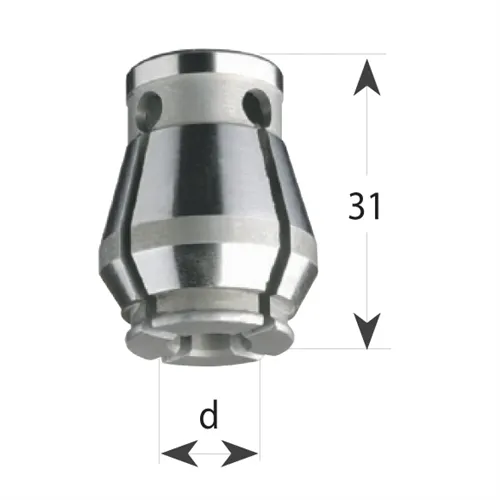 IGM Přesná kleština pro MK2 F400-026-d=6,35mm (Rozbalené)