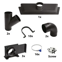 IGM Basic Sada příslušenství pro odsávání 100mm (Rozbalené)